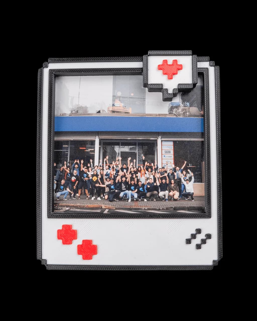 Porta-Retratos Magnético Pixel Snap — foto 1